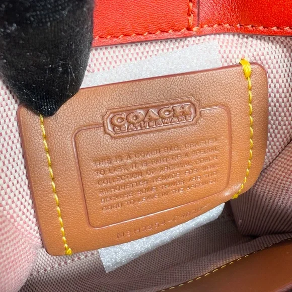 NWT Coach Mini Cashin Tote Glovetanned Leather - Picture 10 of 12